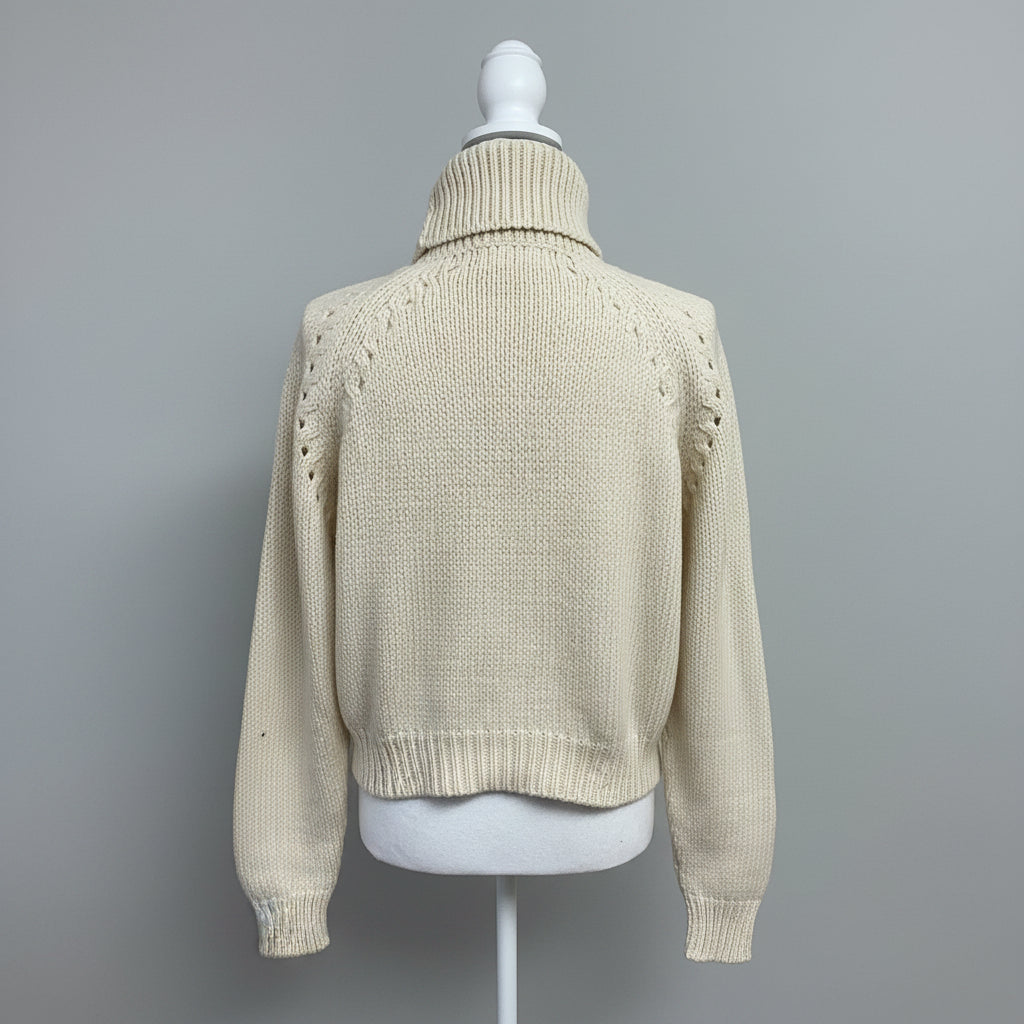 Apiece Apart cream Ronia merino wool sweater, size XS