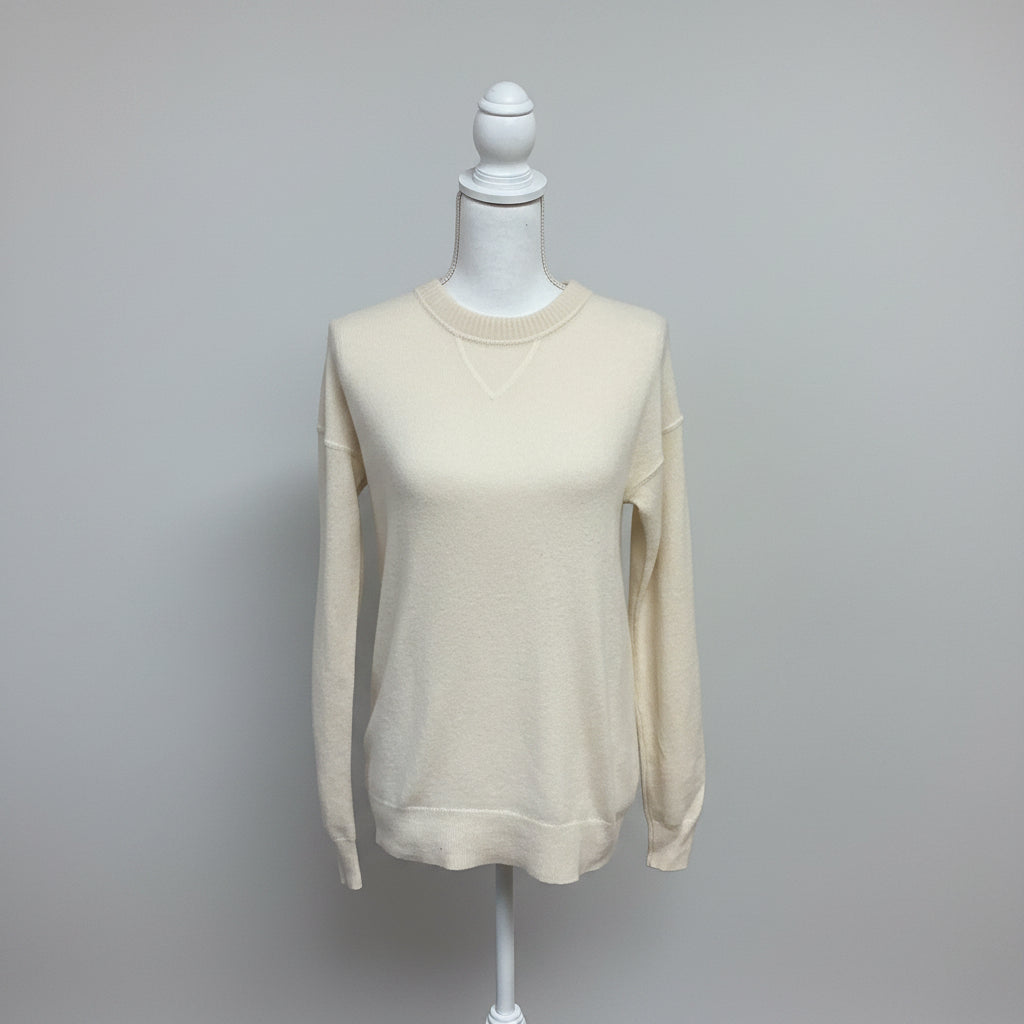 Apiece Apart cream cashmere sweater, size XS