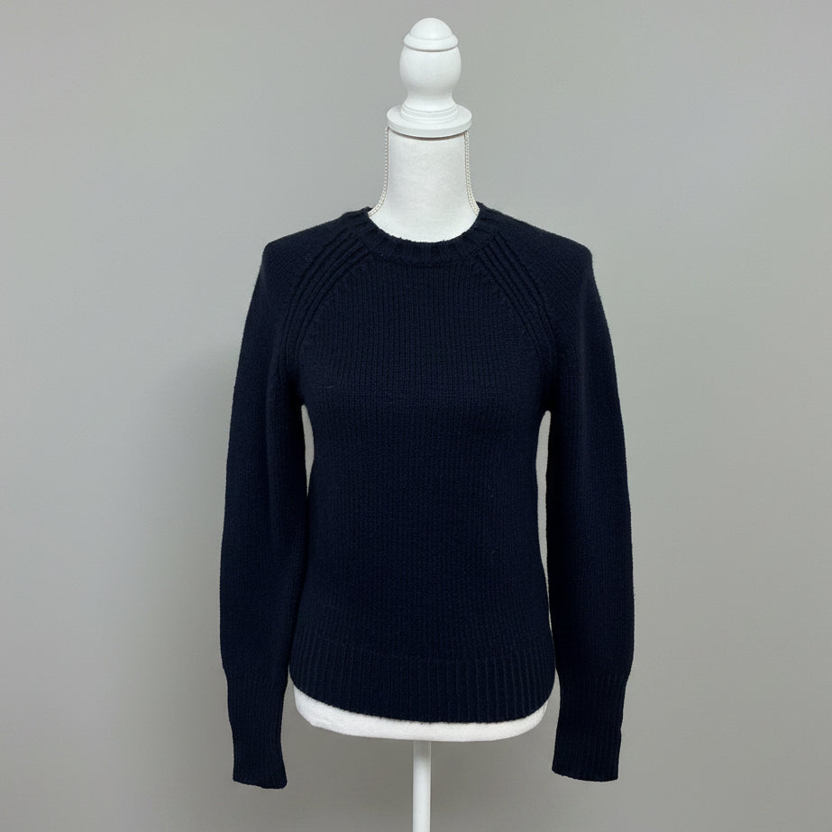 Alex Mill navy wool blend sweater, size XS
