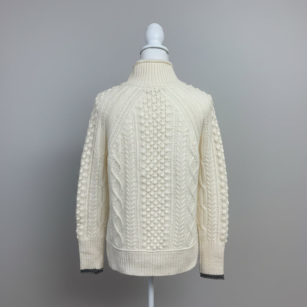 Alex Mill cream Camil Cable sweater, size XS, NEW WITH TAGS!