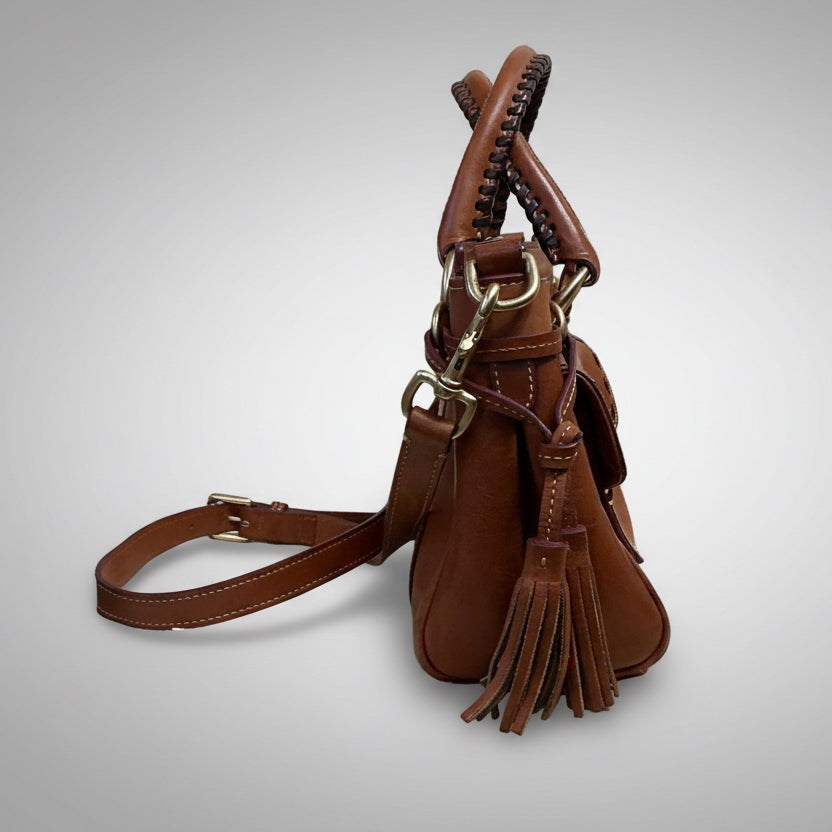 Dooney & Bourke camel leather Florentine tote bag