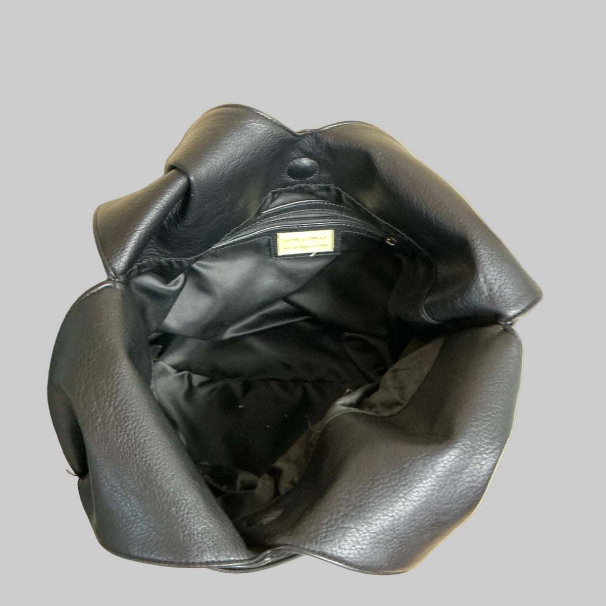 Anthropologie black slouchy bag