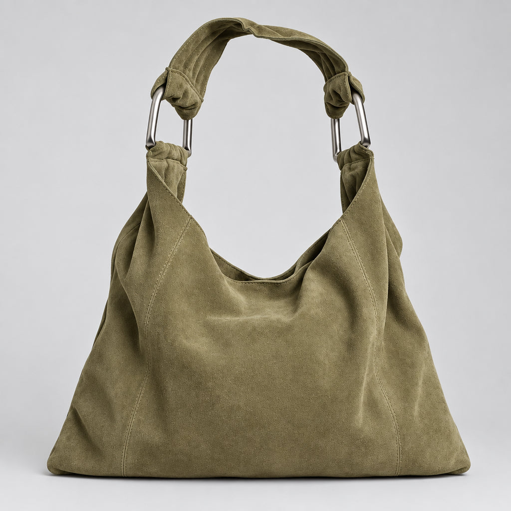 Free People tan suede Bobbie bag