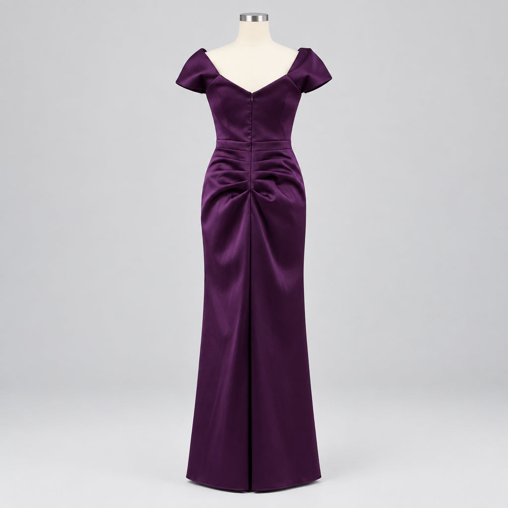 Xscape plum dress, size 6P, NEW WITH TAGS!