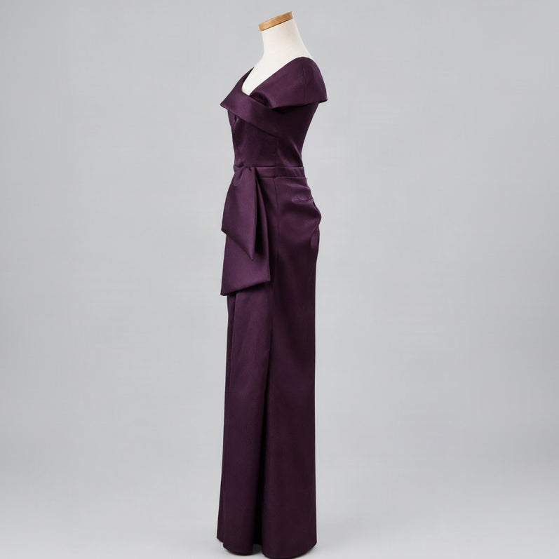 Xscape plum dress, size 6P, NEW WITH TAGS!