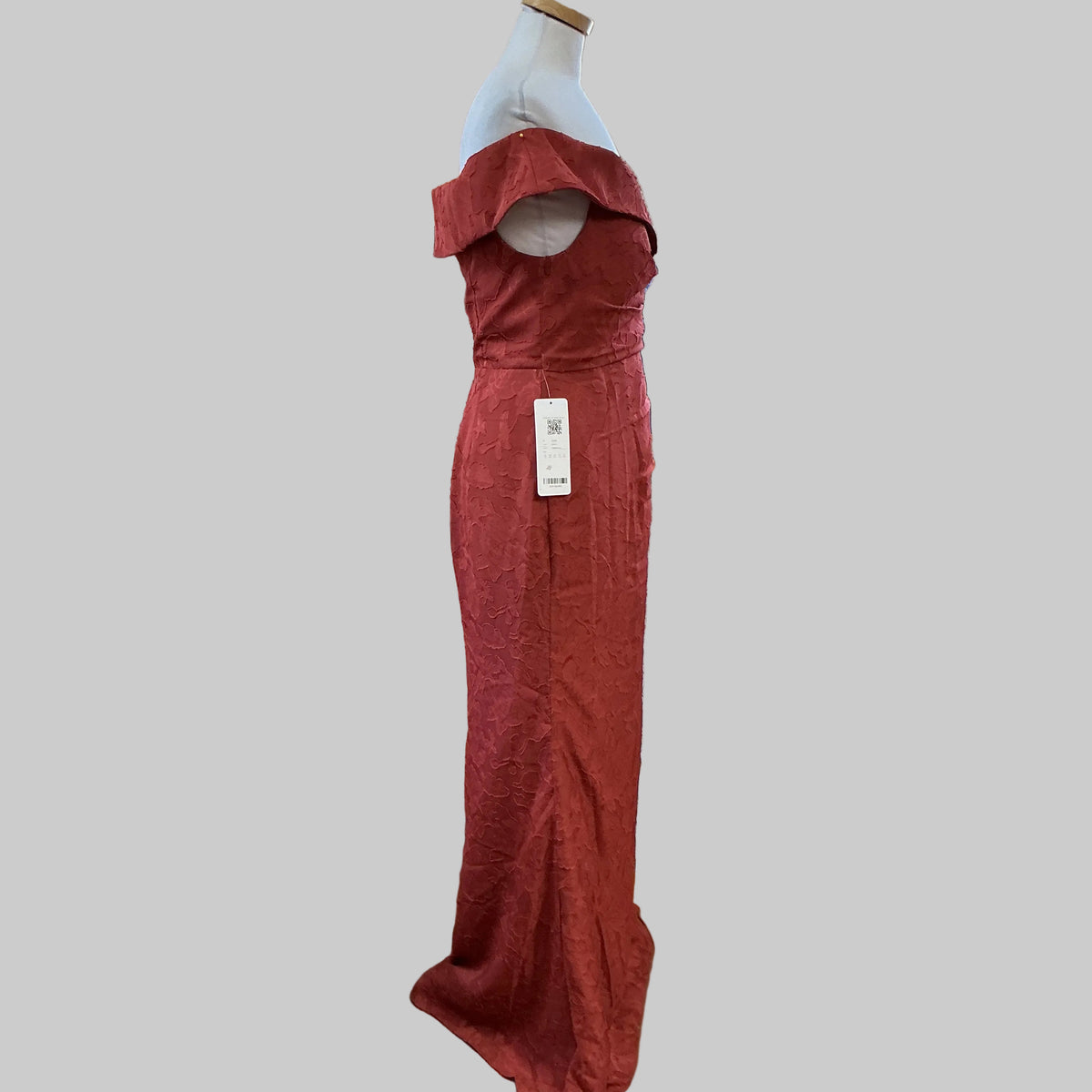 Azazie terracotta Canton dress, size 8, NEW WITH TAGS!