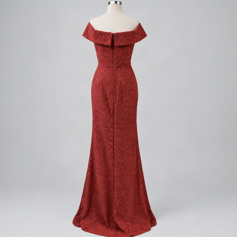 Azazie terracotta Canton dress, size 8, NEW WITH TAGS!