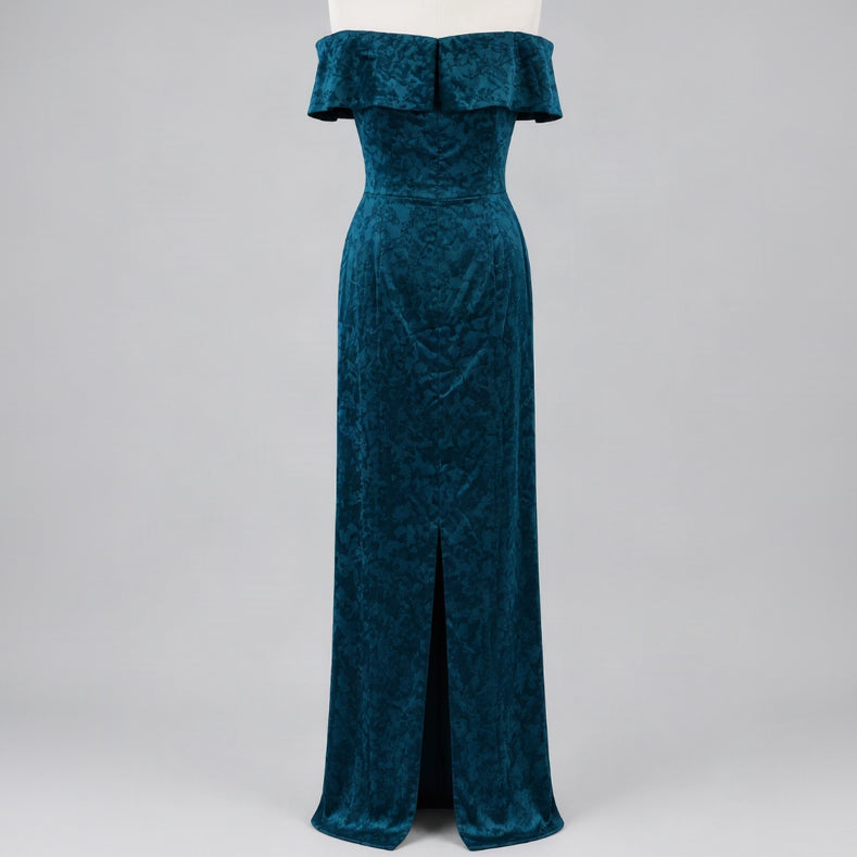 Azazie navy and black Kenosha dress, size 8, NEW WITH TAGS!