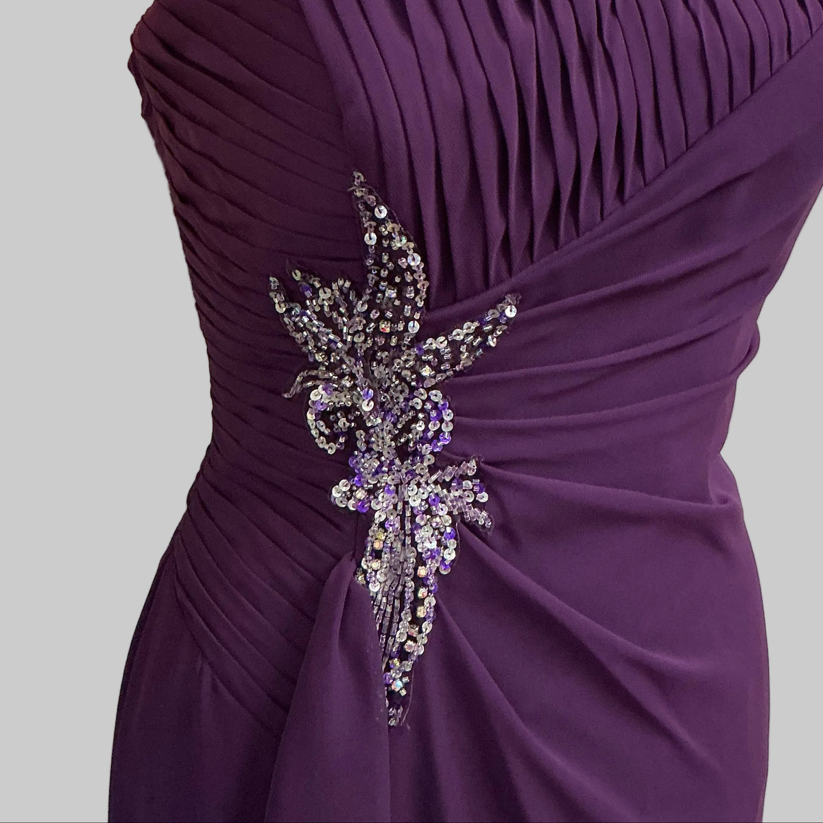 Riva Designs plum dress, size 10
