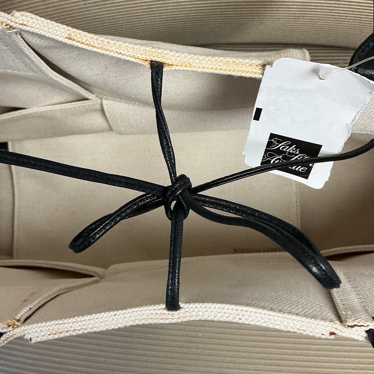 Bottega Veneta ivory woven Arco tote bag, NEW WITH TAGS!