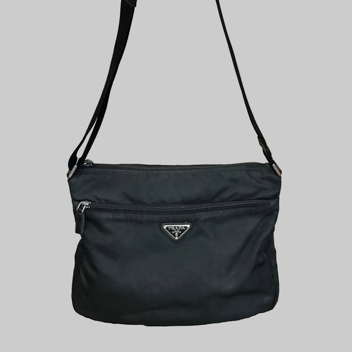 Prada vintage black nylon bag
