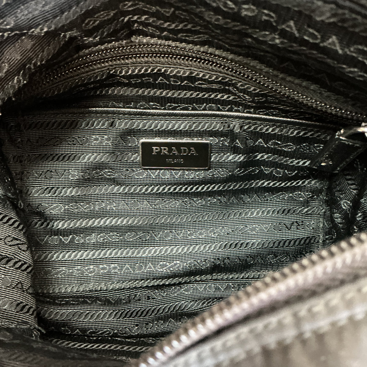 Prada vintage black nylon bag