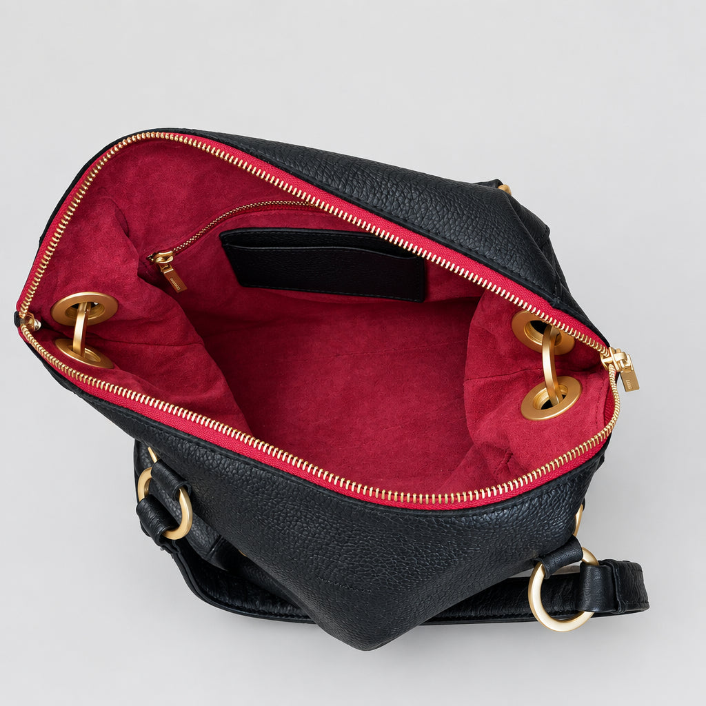 Hammitt black leather medium Daniel handbag
