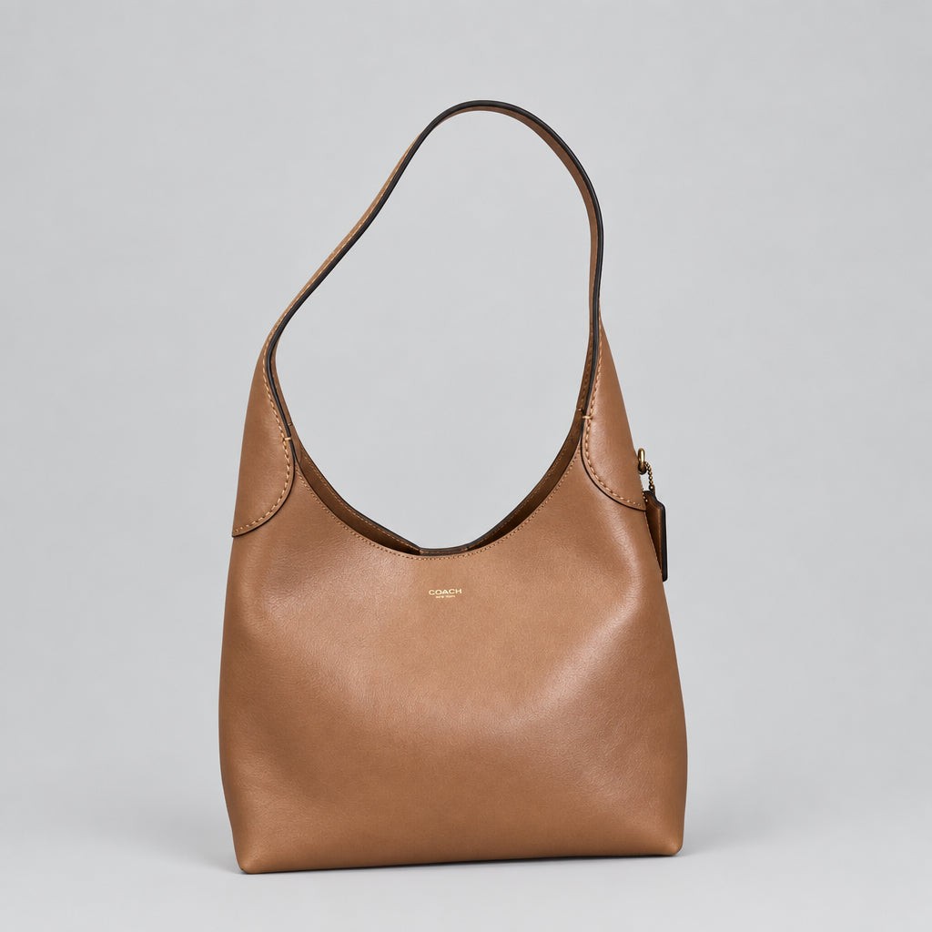 Coach tan leather Brooklyn handbag