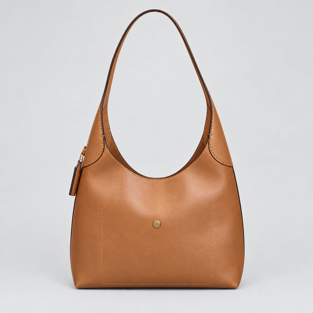 Coach tan leather Brooklyn handbag