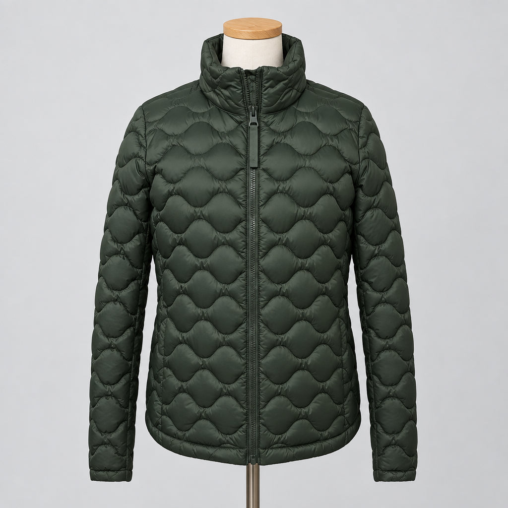 Lands End evergreen Wanderweight jacket, size M