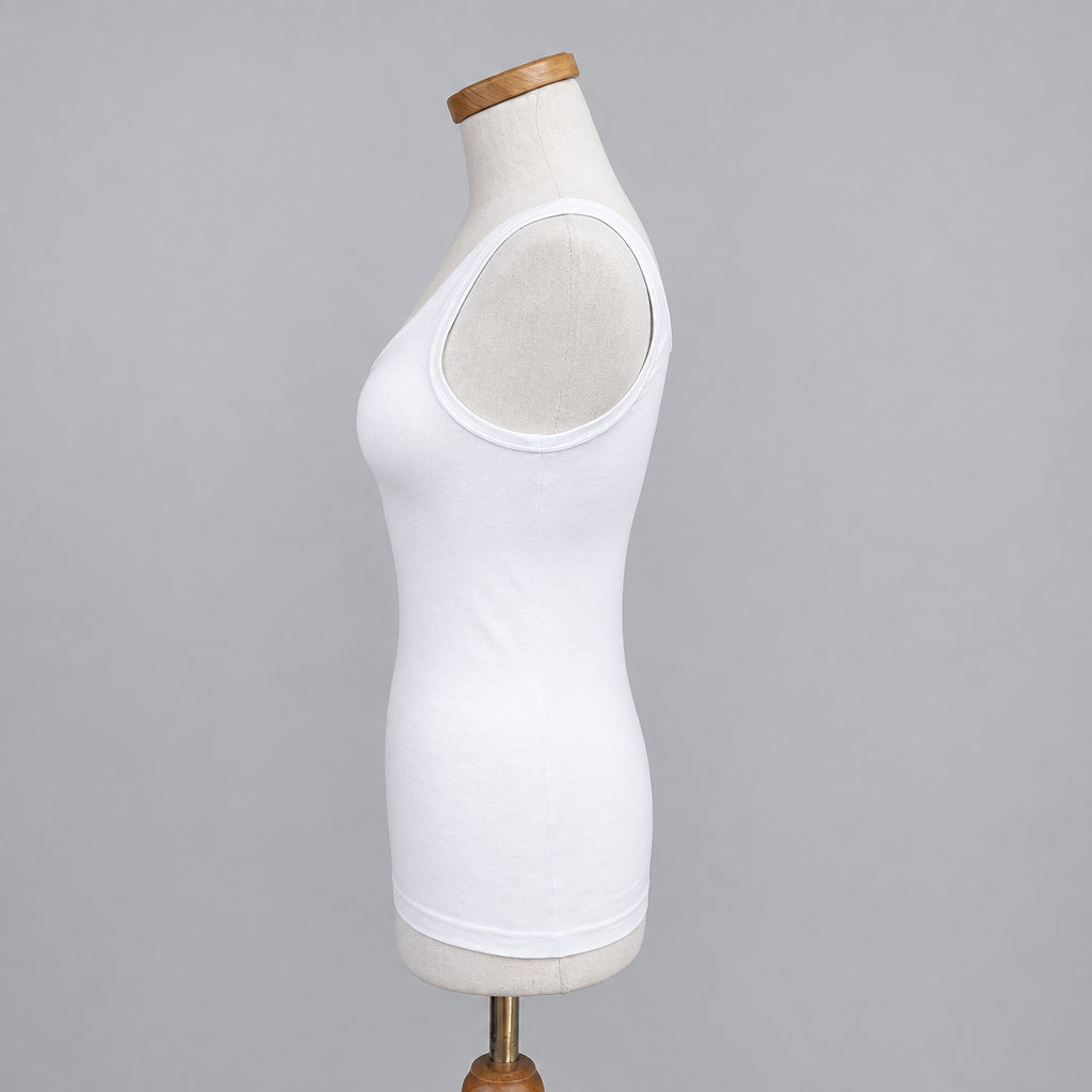 Hanro white tank top, size L