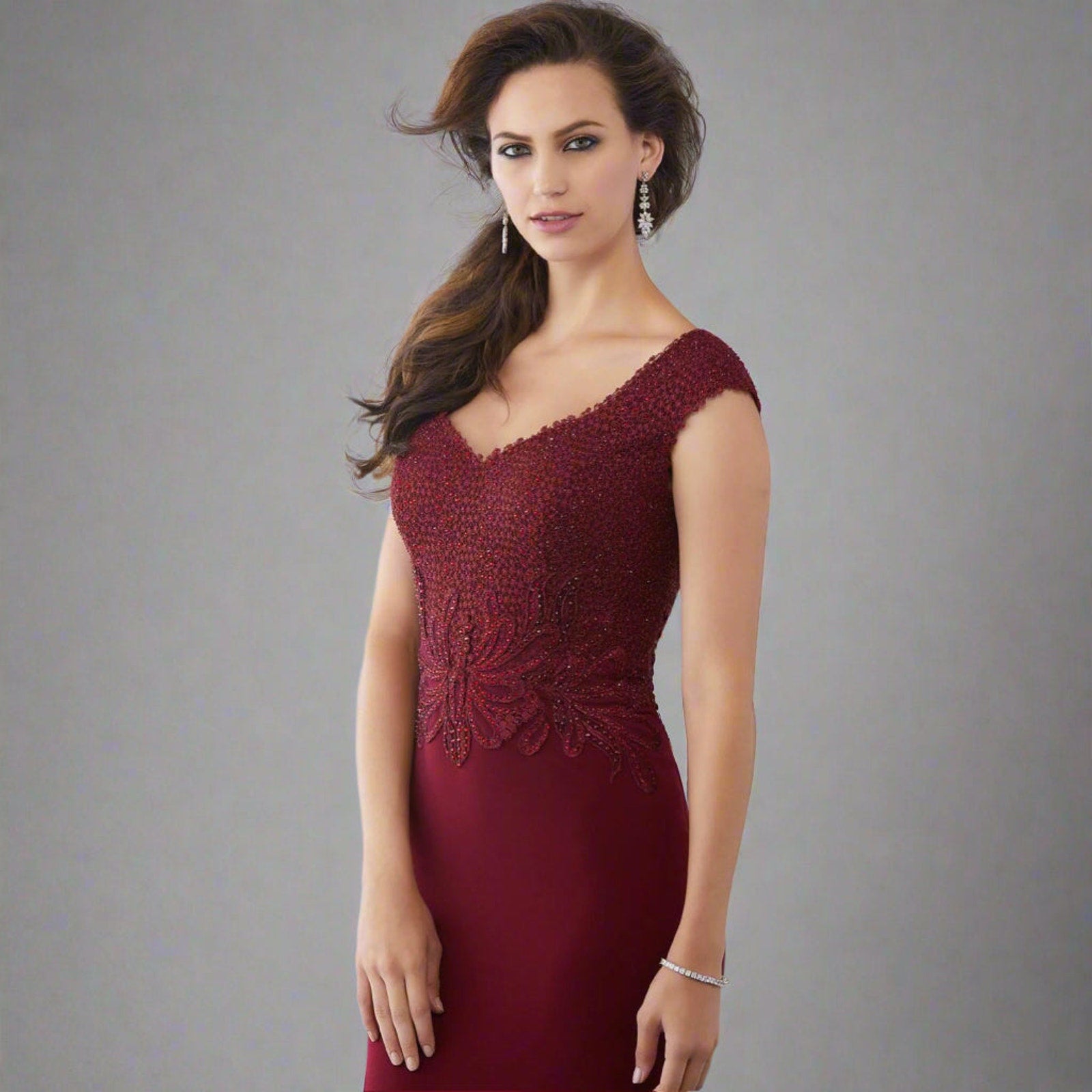 MGNY burgundy dress, size 6