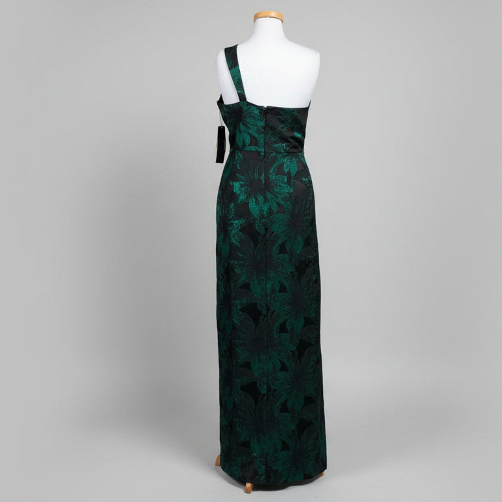 Aidan Mattox black and green metallic dress, size 12, NEW WITH TAGS!