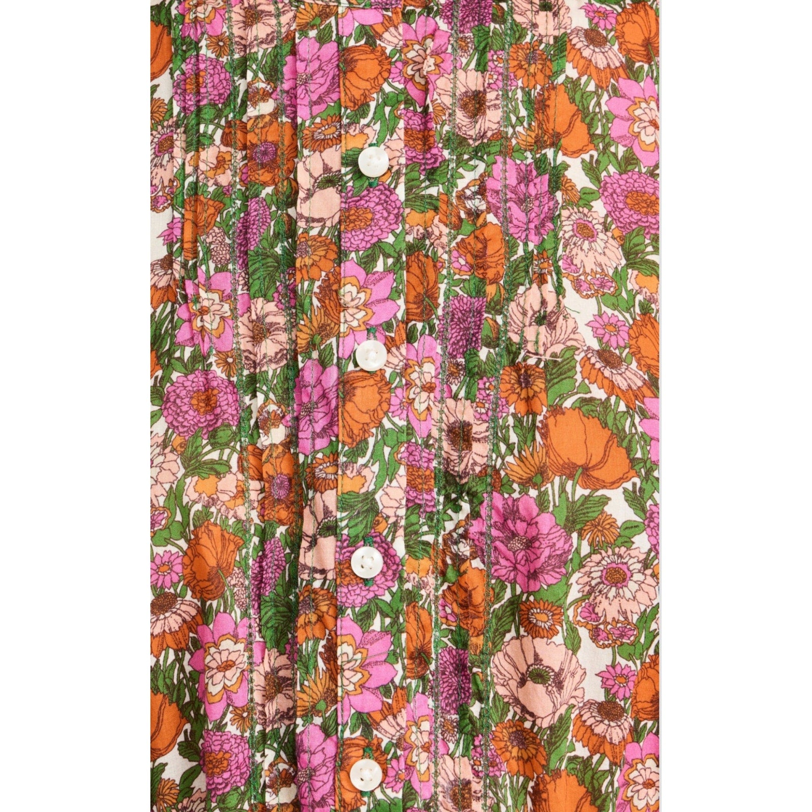 Trovata magenta and orange floral Hildie dress, size XS
