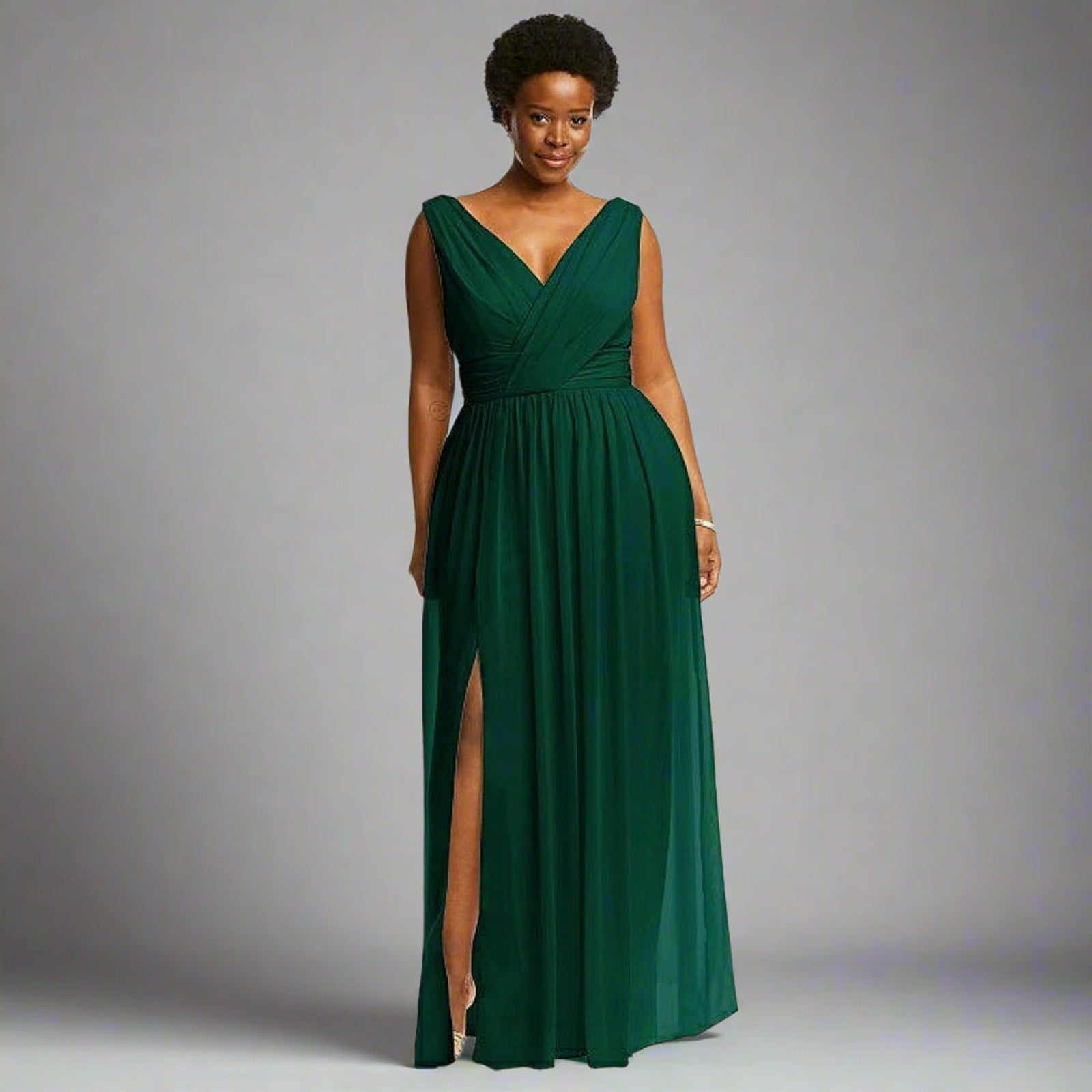 Dessy evergreen dress, size 16, NEW WITH TAGS!