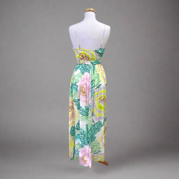 Mara Hoffman lime Flora maxi, size 0
